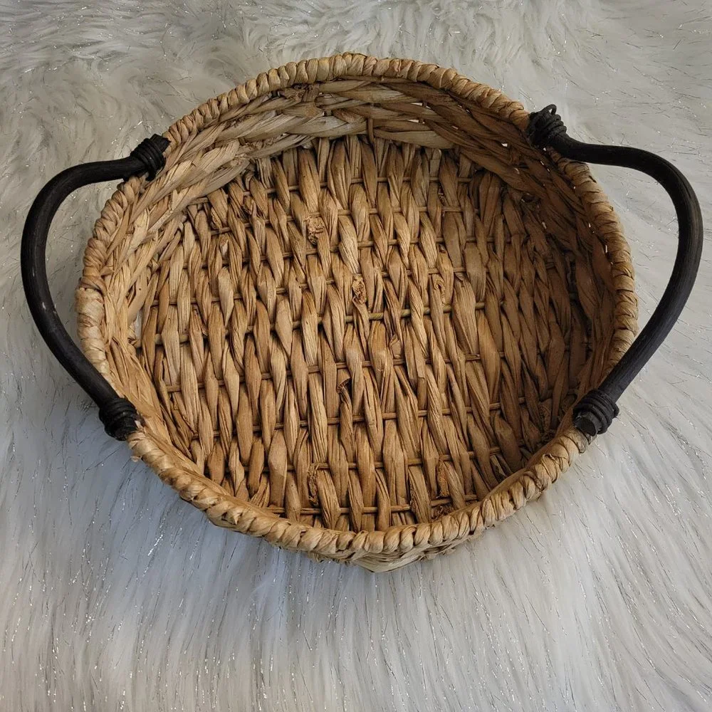 Circle Wicker Basket